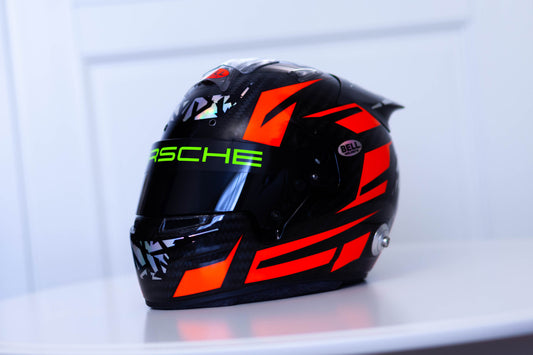 SPIELBERG Stickers in FLUO and CHROME for helmet (design pack) (Karting, Motorsport, Moto)