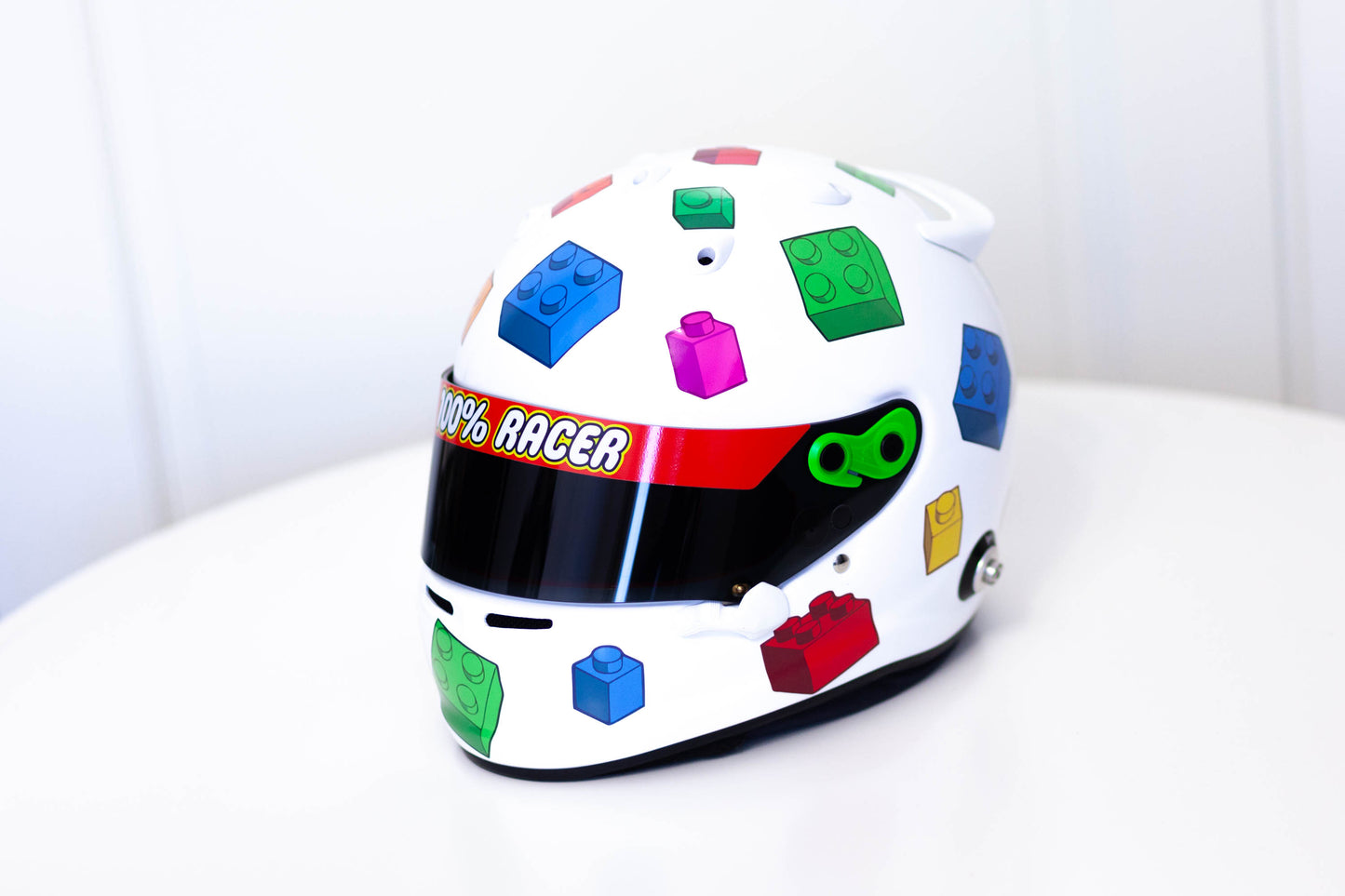 BRICKS Stickers for helmet (design pack) (Karting, Motorsport, Moto)