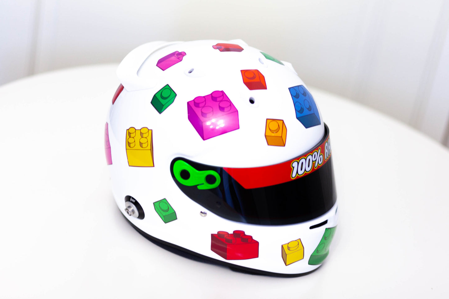 BRICKS Stickers for helmet (design pack) (Karting, Motorsport, Moto)