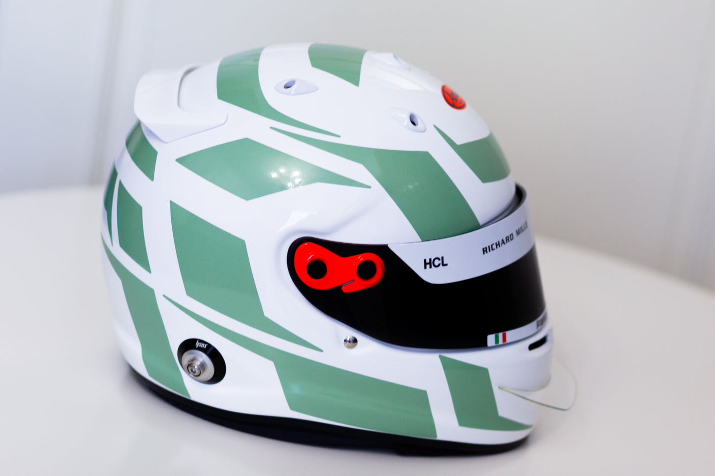 ATOMIC Stickers for helmet Color scheme #1 with Names&Flag (design pack) (Karting, Motorsport, Moto)