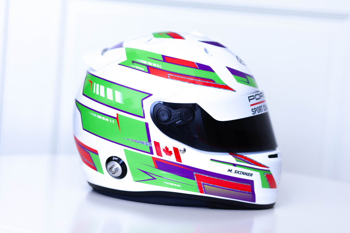 NURBURGRING Stickers for helmet Color scheme #2 with Names&Flags (design pack) (Karting, Motorsport, Moto)