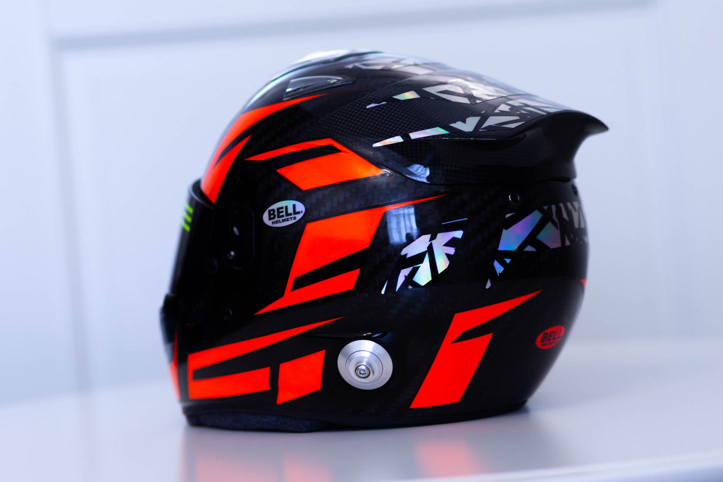 SPIELBERG Stickers in FLUO and CHROME for helmet (design pack) (Karting, Motorsport, Moto)