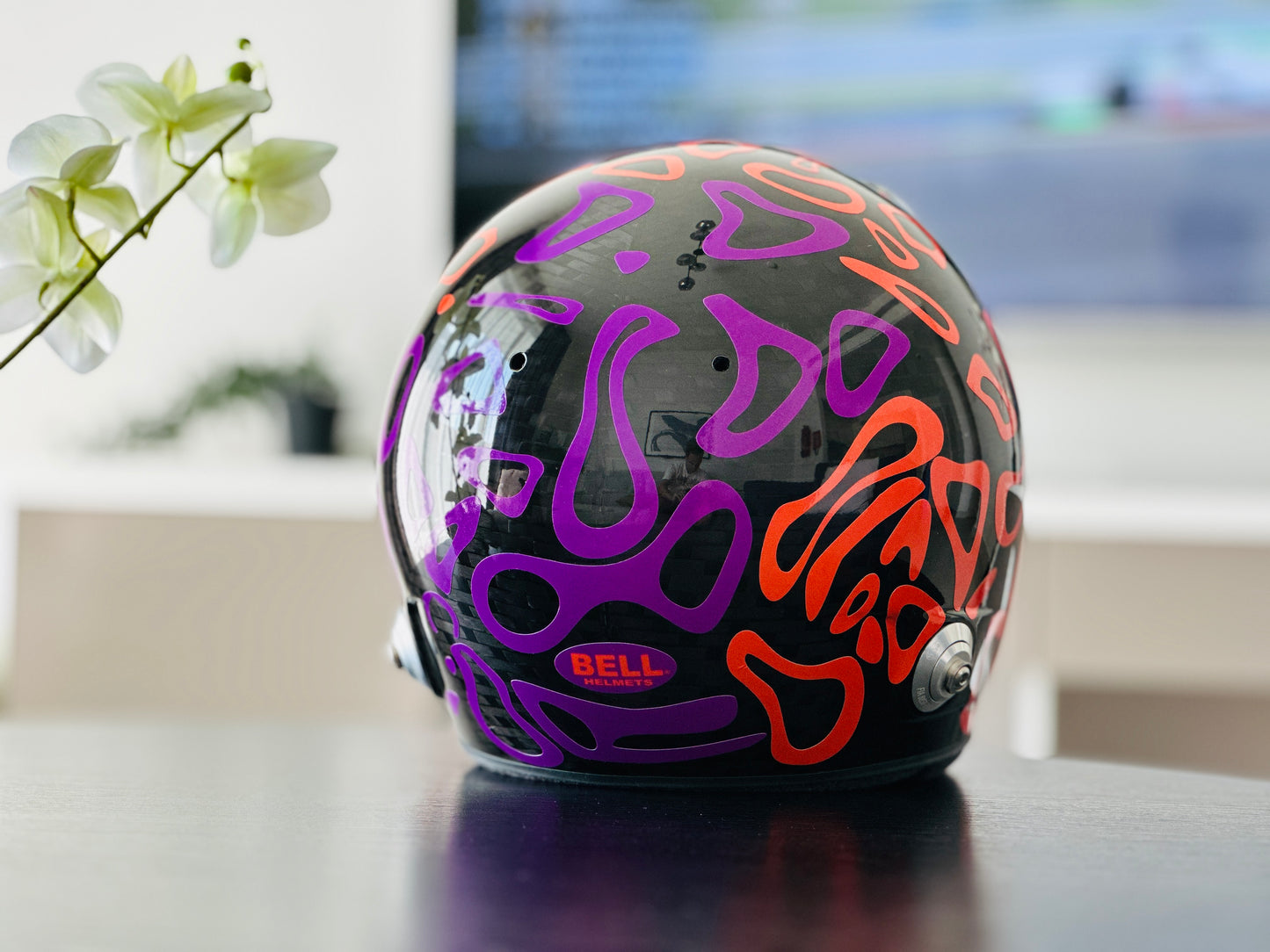 PLASMA Sticker Kit for helmet in Color scheme #2 (design pack) (Karting, Motorsport, Moto)