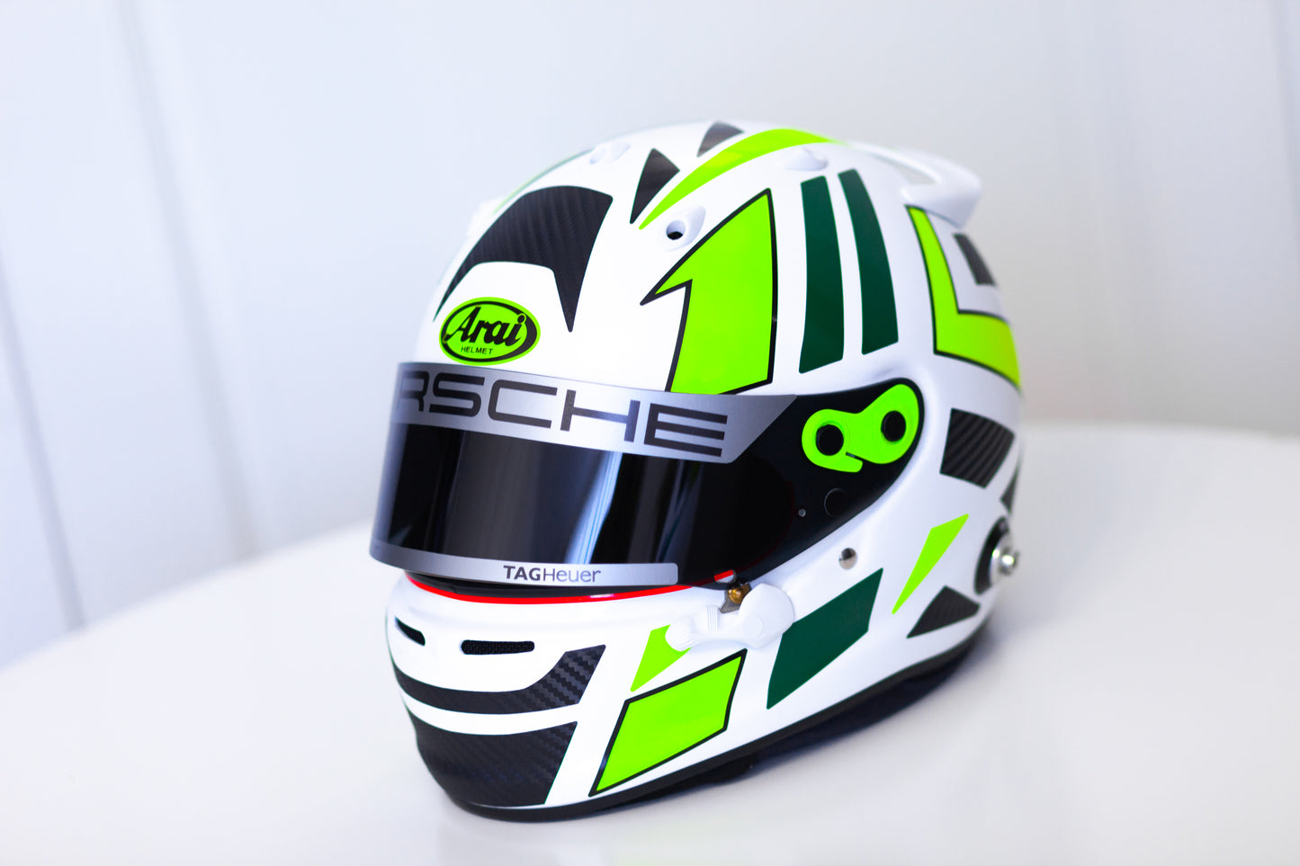 MONZA Stickers for helmet with CARBON + FLUO Edition (design pack) (Karting, Motorsport)