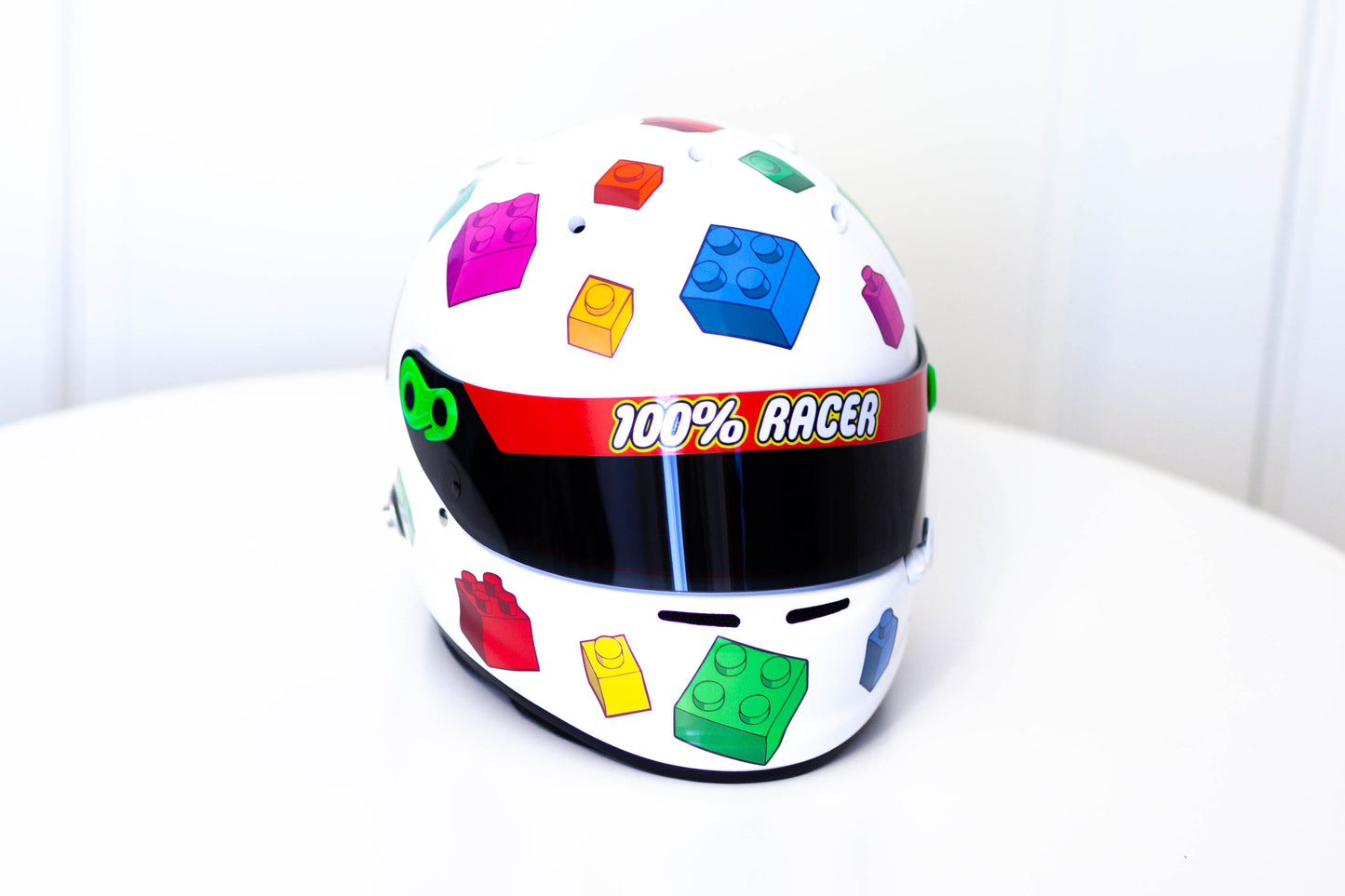 BRICKS Stickers for helmet (design pack) (Karting, Motorsport, Moto)