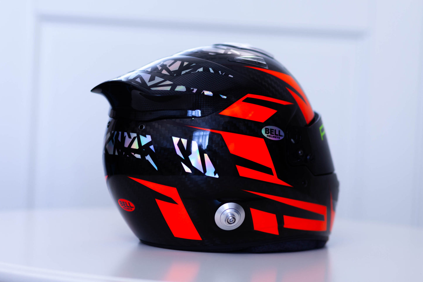 SPIELBERG Stickers in FLUO and CHROME for helmet (design pack) (Karting, Motorsport, Moto)