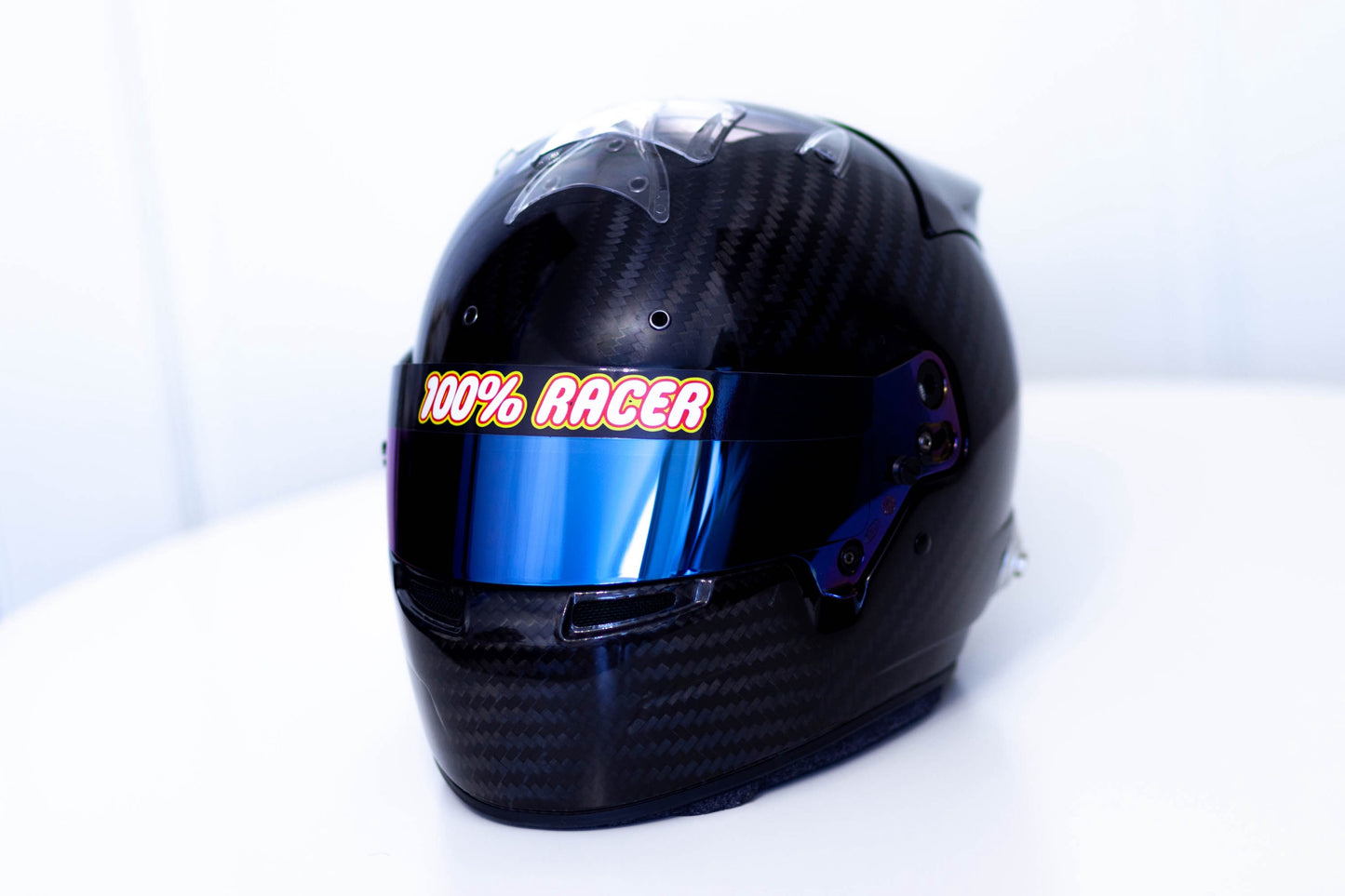 100% RACER Helmet Visor Stripe (Karting, Motorsport, Moto)