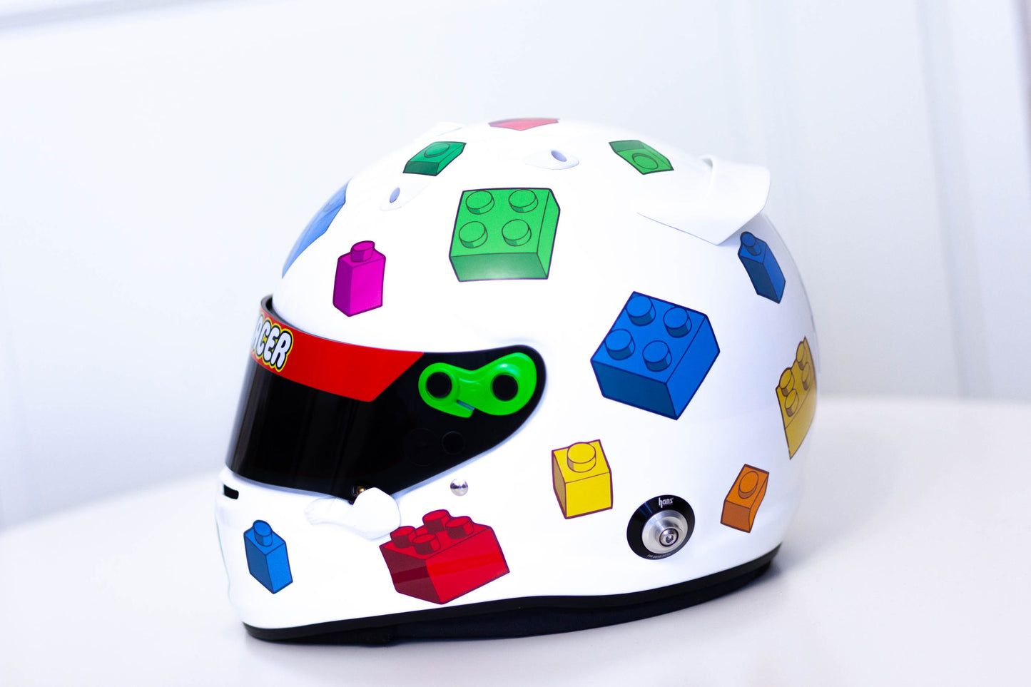 BRICKS Stickers for helmet (design pack) (Karting, Motorsport, Moto)