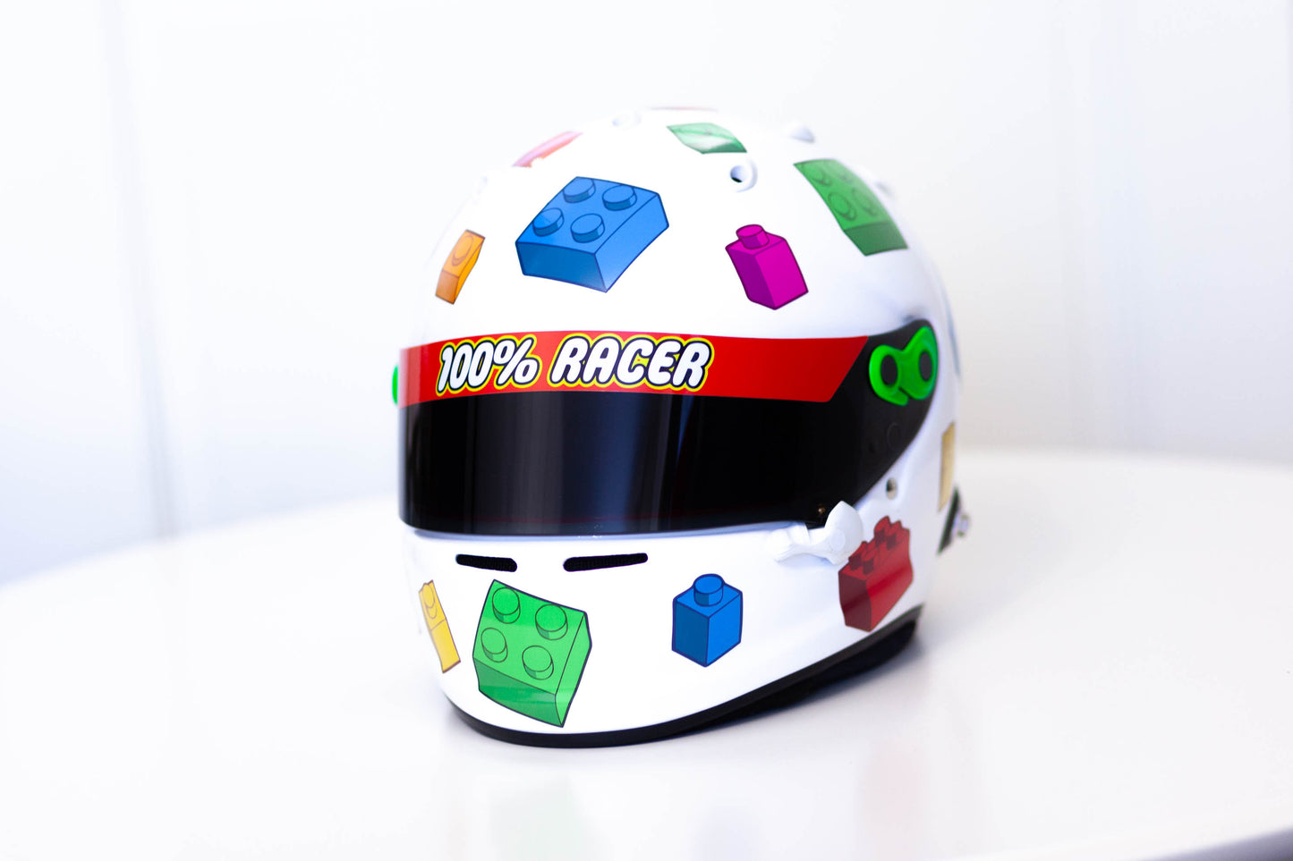 BRICKS Stickers for helmet (design pack) (Karting, Motorsport, Moto)