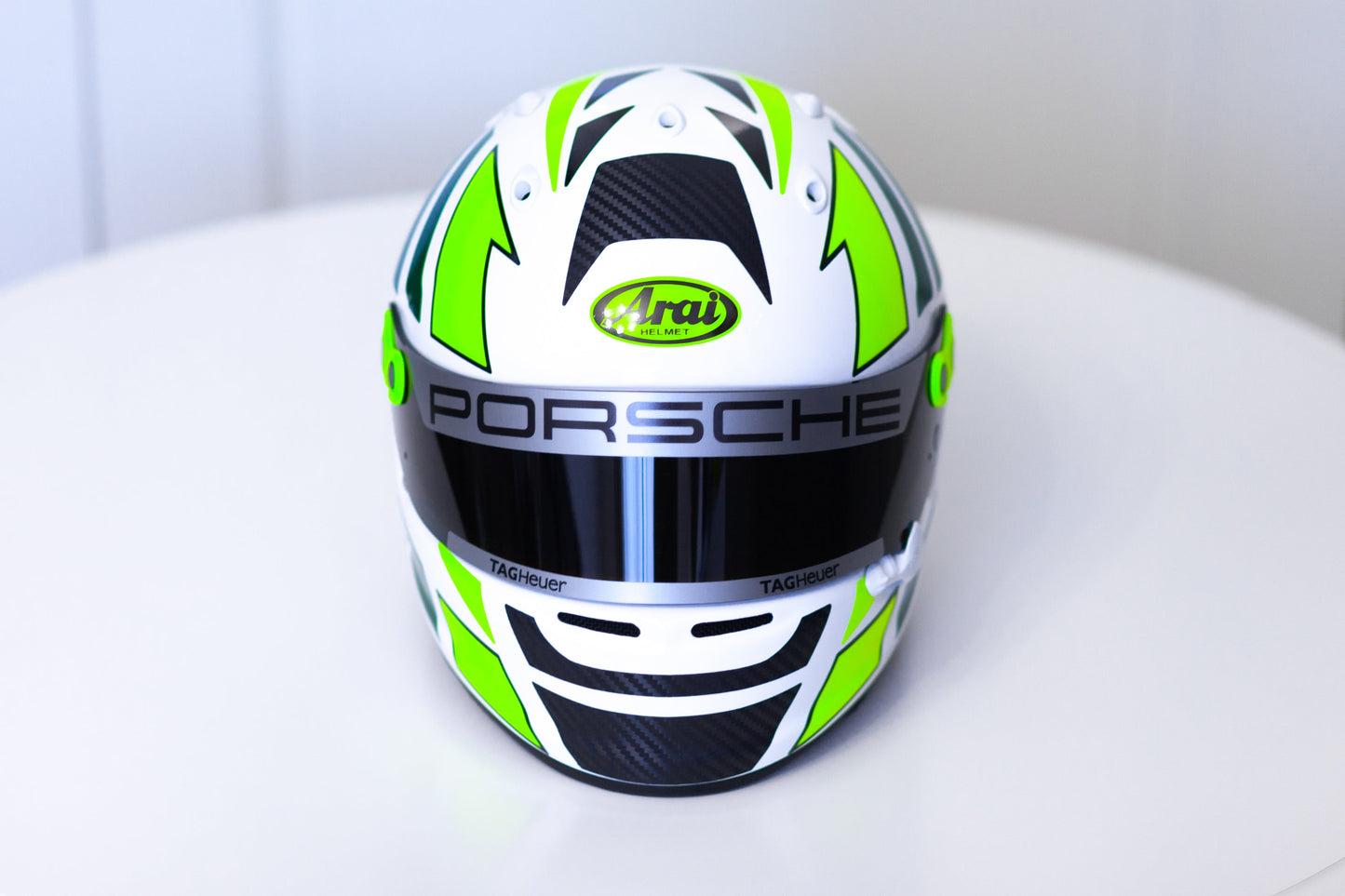 MONZA Stickers for helmet with CARBON + FLUO + Name&Flag Edition (design pack) (Karting, Motorsport)