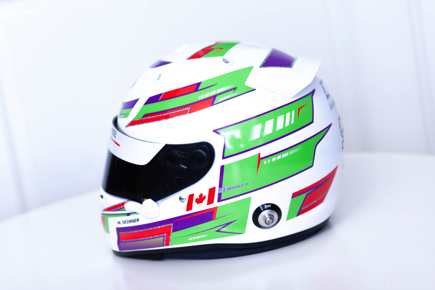 NURBURGRING Stickers for helmet Color scheme #2 with Names&Flags (design pack) (Karting, Motorsport, Moto)