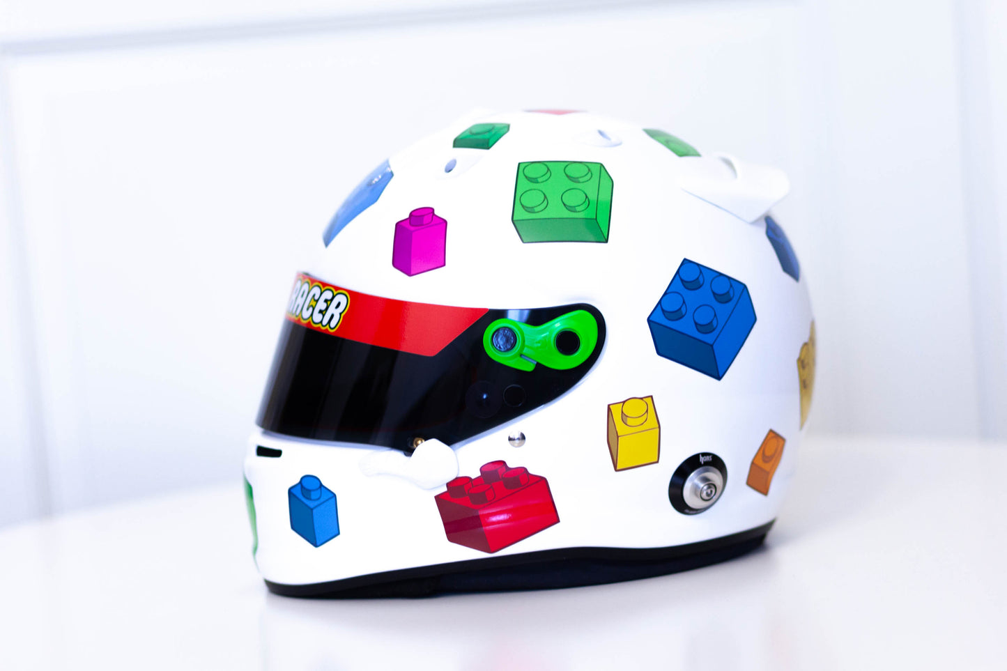 BRICKS Stickers for helmet (design pack) (Karting, Motorsport, Moto)