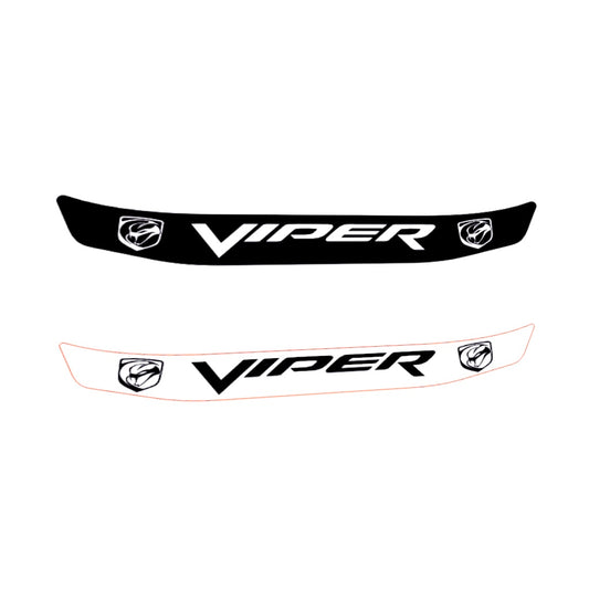 DODGE VIPER Visor stripe (design pack) (Karting, Motorsport, Moto)