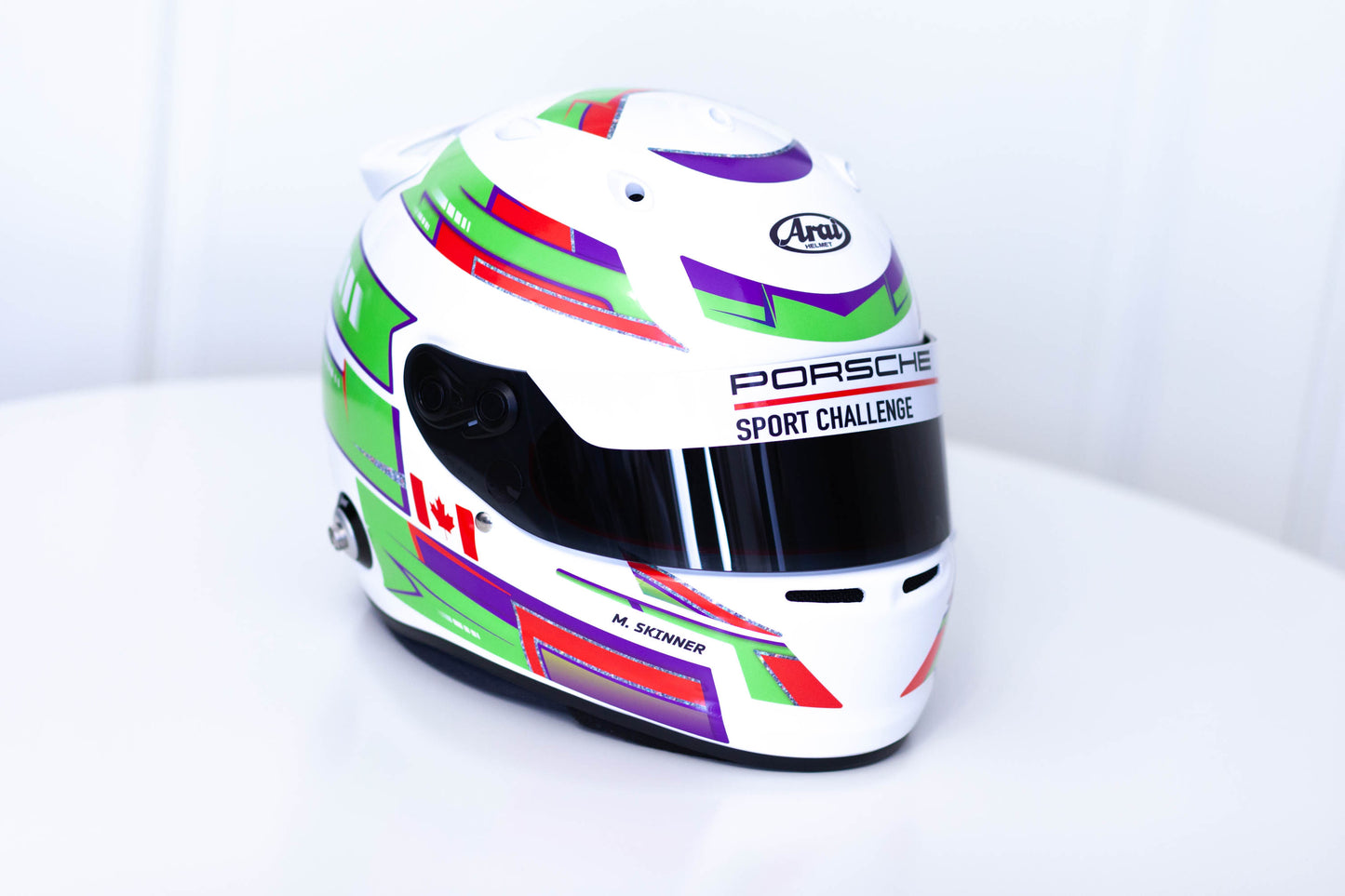 NURBURGRING Stickers for helmet Color scheme #2 with Names&Flags (design pack) (Karting, Motorsport, Moto)