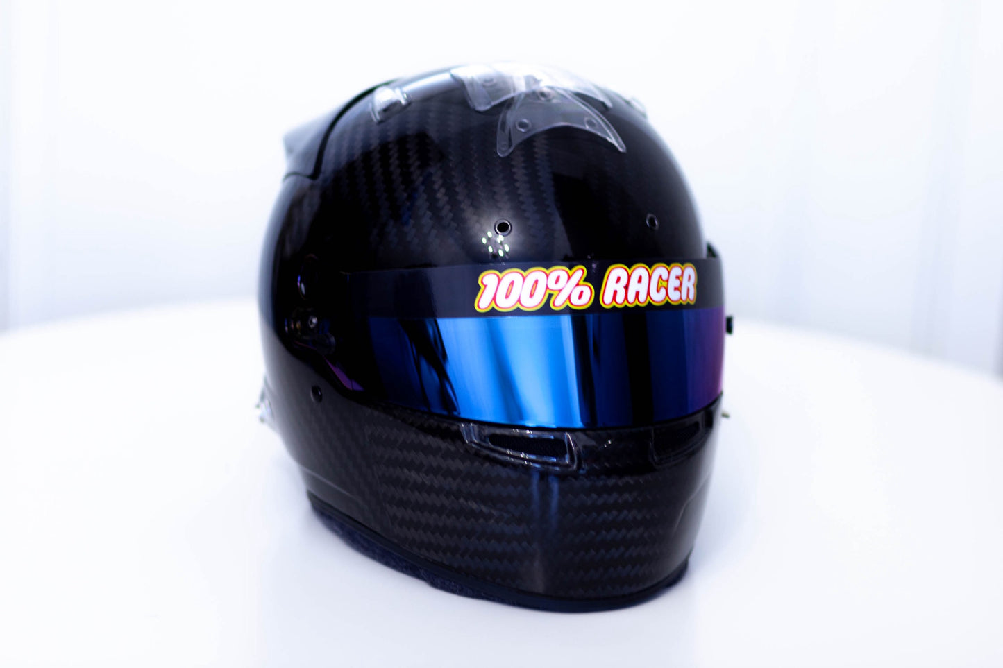 100% RACER Helmet Visor Stripe (Karting, Motorsport, Moto)