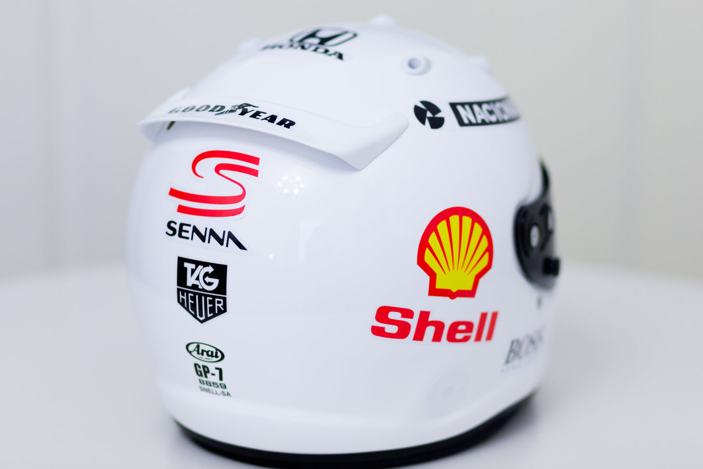 SENNA Stickers for helmet (sponsor pack) (Karting, Motorsport)