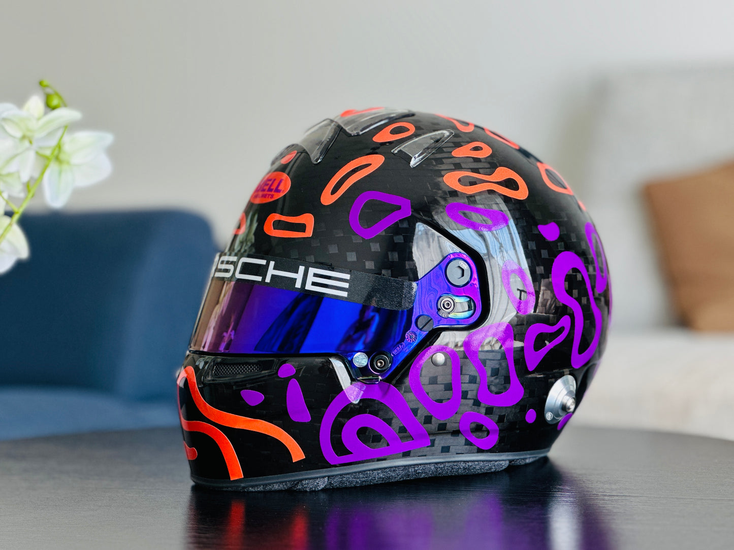 PLASMA Sticker Kit for helmet in Color scheme #2 (design pack) (Karting, Motorsport, Moto)