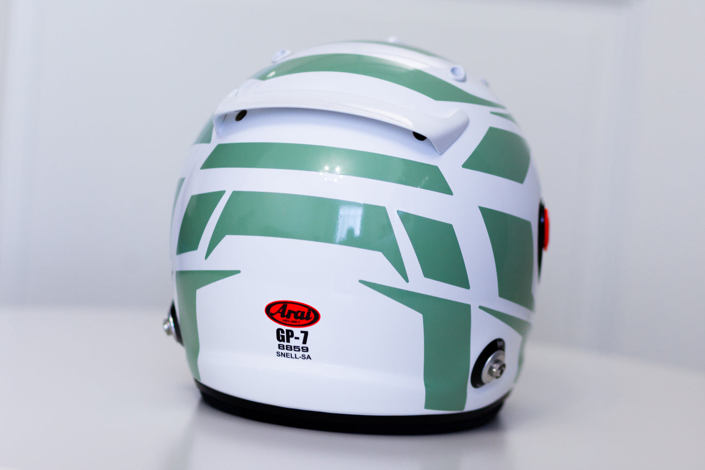 ATOMIC Stickers for helmet Color scheme #1 with Names&Flag (design pack) (Karting, Motorsport, Moto)