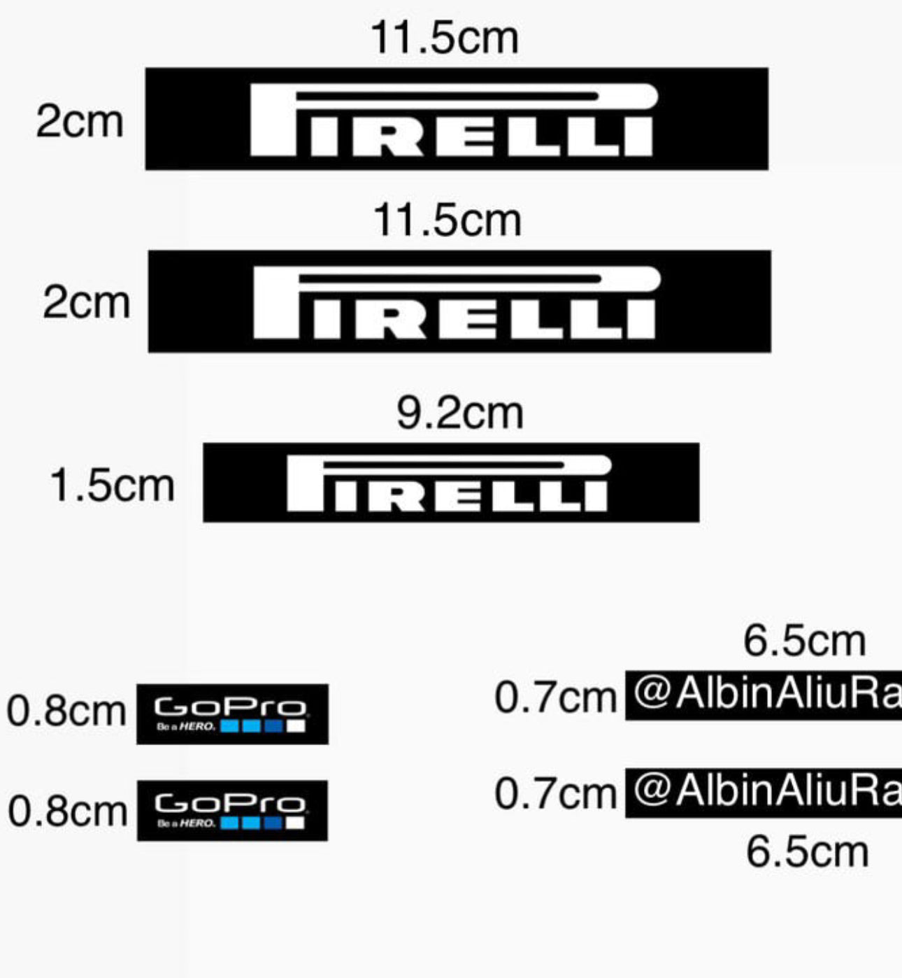 Sticker kit – 33 stickers