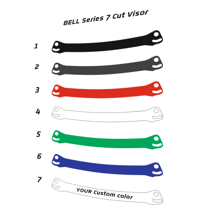 Cut Visor for Bell (Karting, Motorsport, Moto)