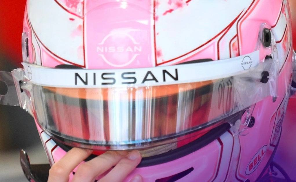NISSAN New logo Helmet Visor Sticker (Karting, Motorsport, Moto)