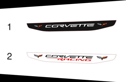 Corvette Sport Visor Sticker (Karting, Motorsport, Moto)