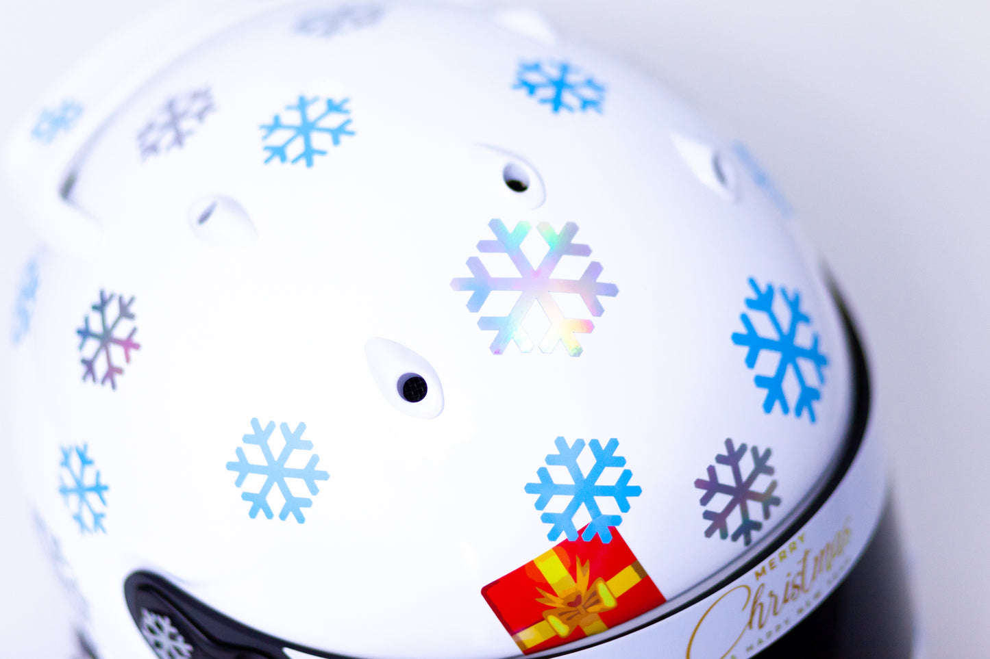 CHRISTMAS Helmet Sticker Kit for WHITE helmet (design pack) (Karting, Motorsport)