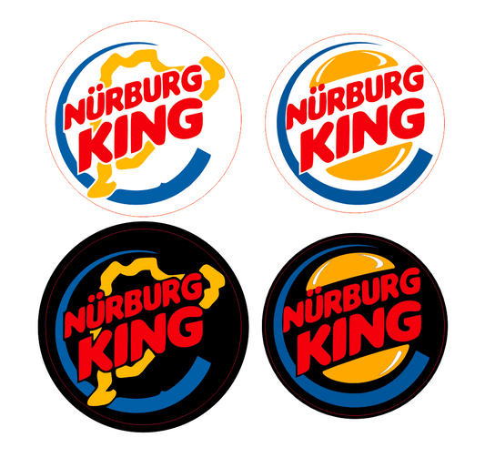 NURBURG KING Sticker Set (Karting, Motorsport)