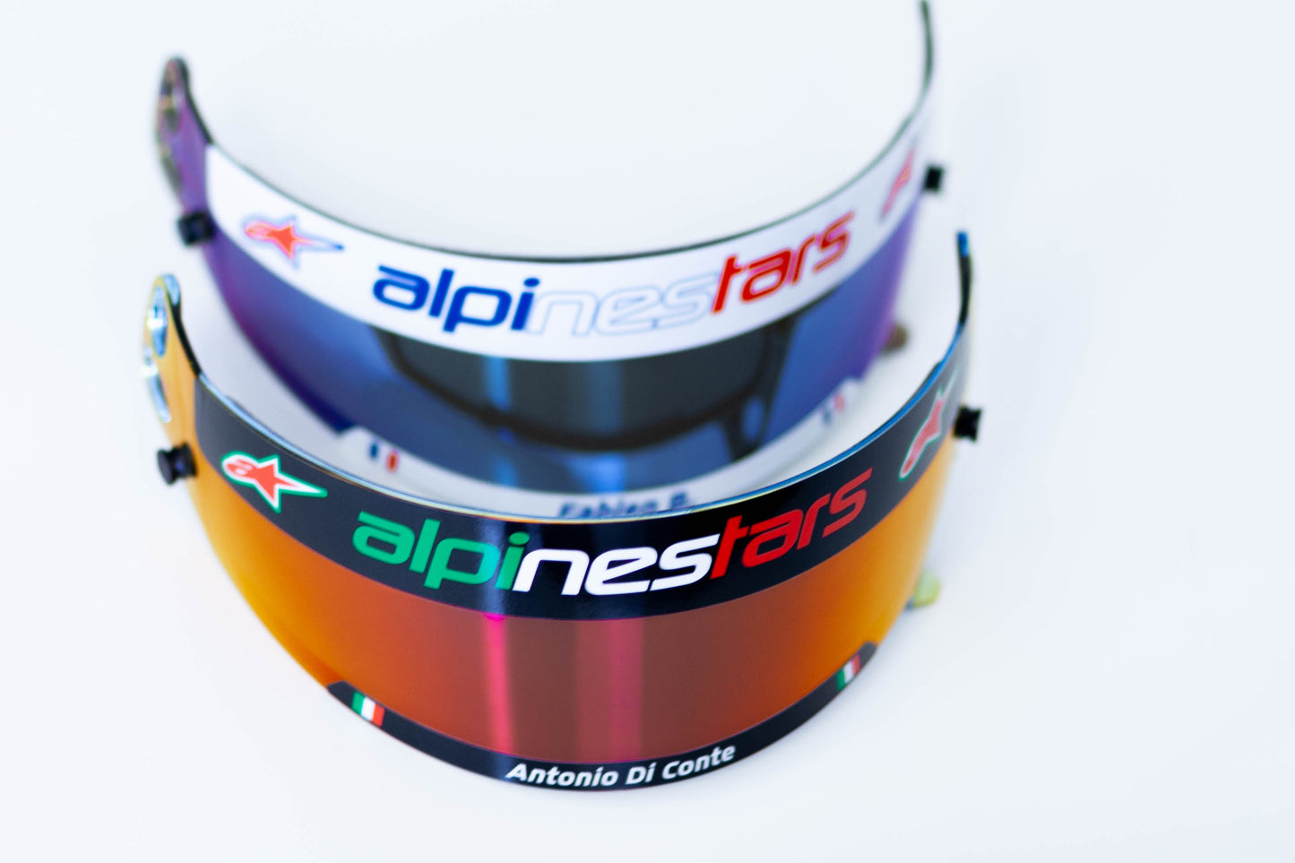 FLAG COLORED Visor Stripe (Karting, Motorsport, Moto)