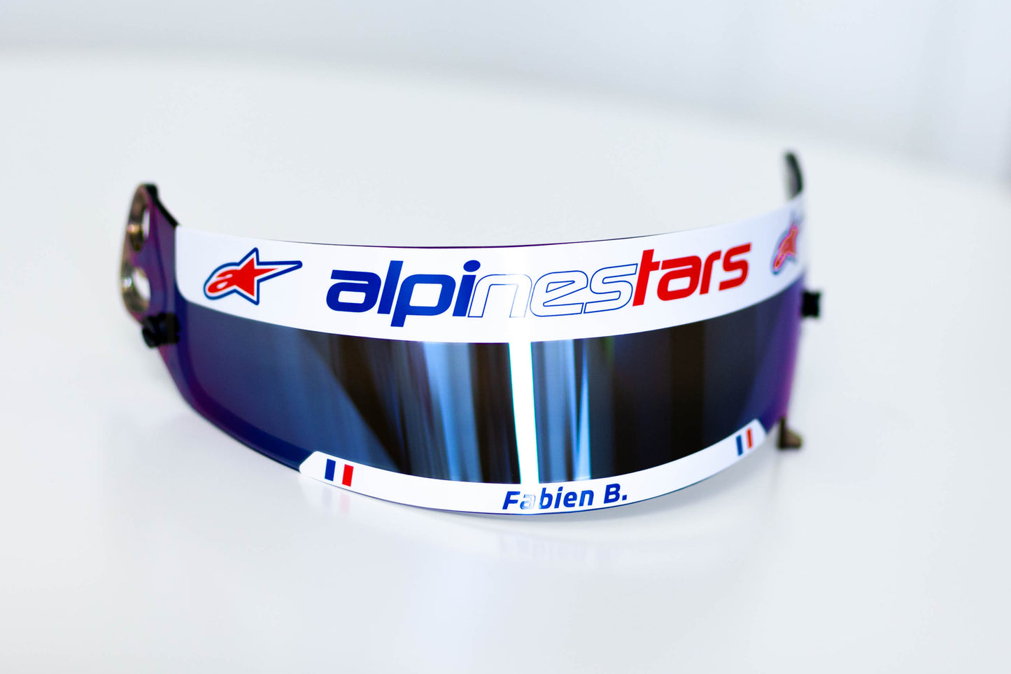 FLAG COLORED Visor Stripe (Karting, Motorsport, Moto)