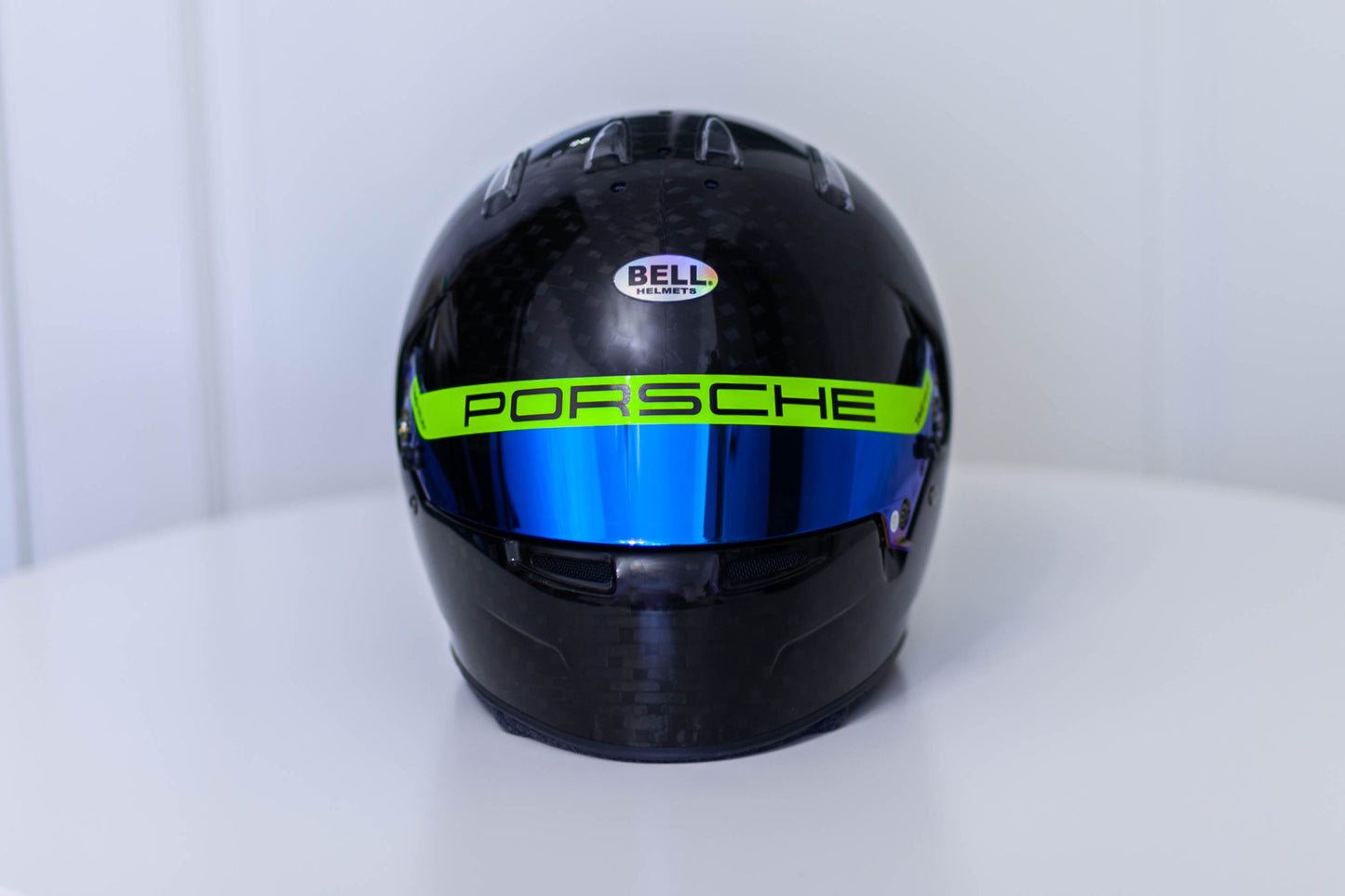 BELL HP77 SE077 Helmet visor Sticker with SIDE WINGS (FLUO) (Karting, Motorsport)