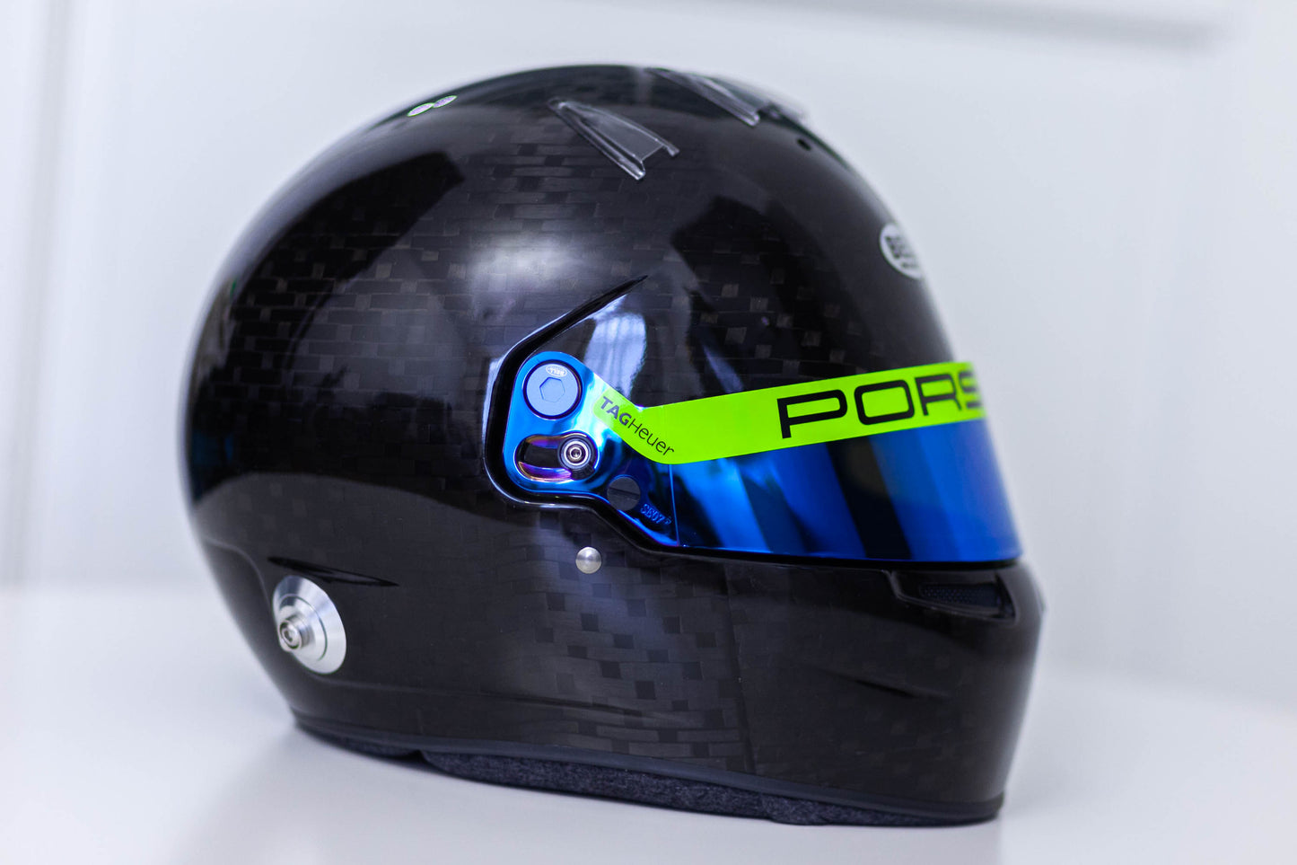 BELL HP77 SE077 Helmet visor Sticker with SIDE WINGS (FLUO) (Karting, Motorsport)