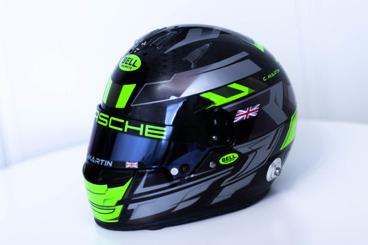 LONATO Sticker Kit for helmet Color Scheme #3 FLUO BLACK helmet (design pack) (Karting, Motorsport, Moto)