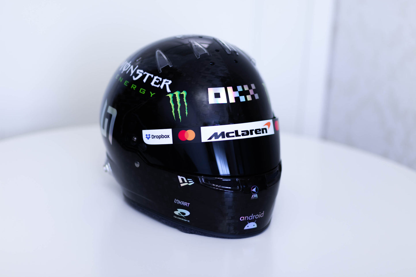 LN 25 Sponsors Sticker Kit for helmet (design pack) (Karting, Motorsport, Moto)