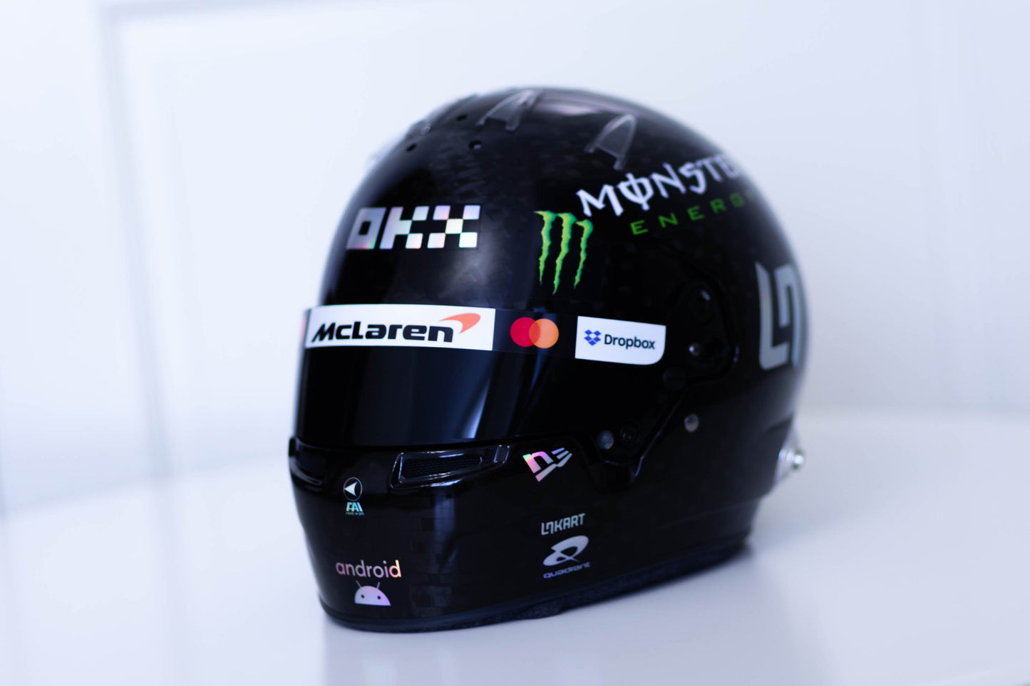 LN 25 Sponsors Sticker Kit for helmet (design pack) (Karting, Motorsport, Moto)
