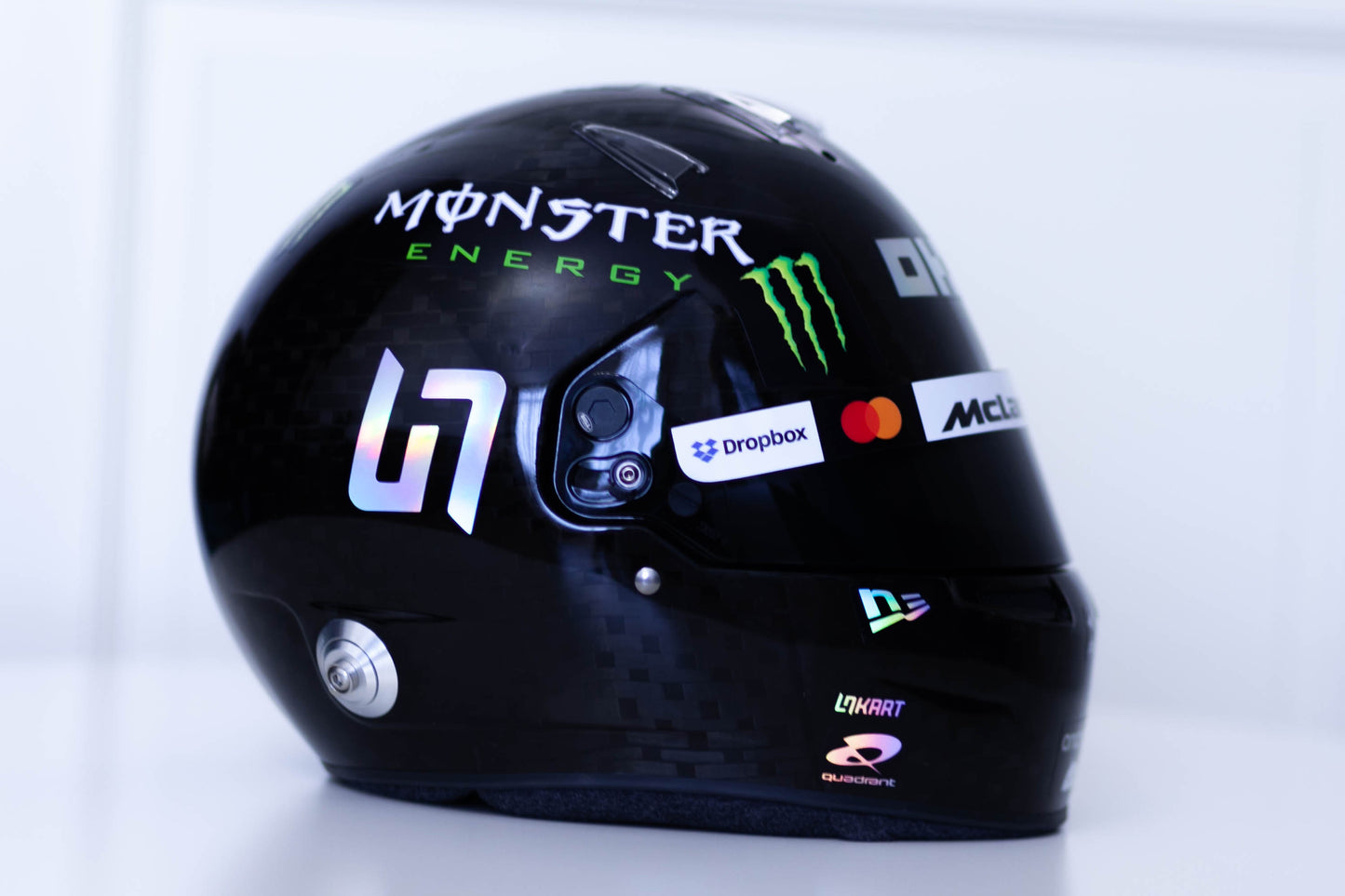 LN 25 Sponsors Sticker Kit for helmet (design pack) (Karting, Motorsport, Moto)