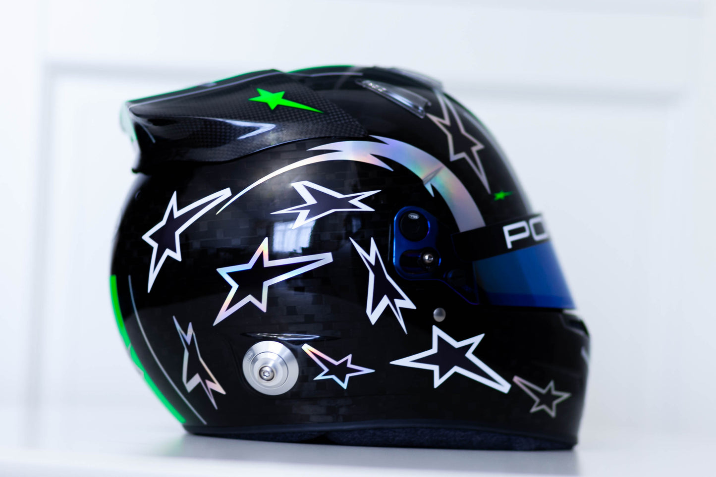HULK Sticker Kit for helmet v.2 (design pack) (Karting, Motorsport, Moto)