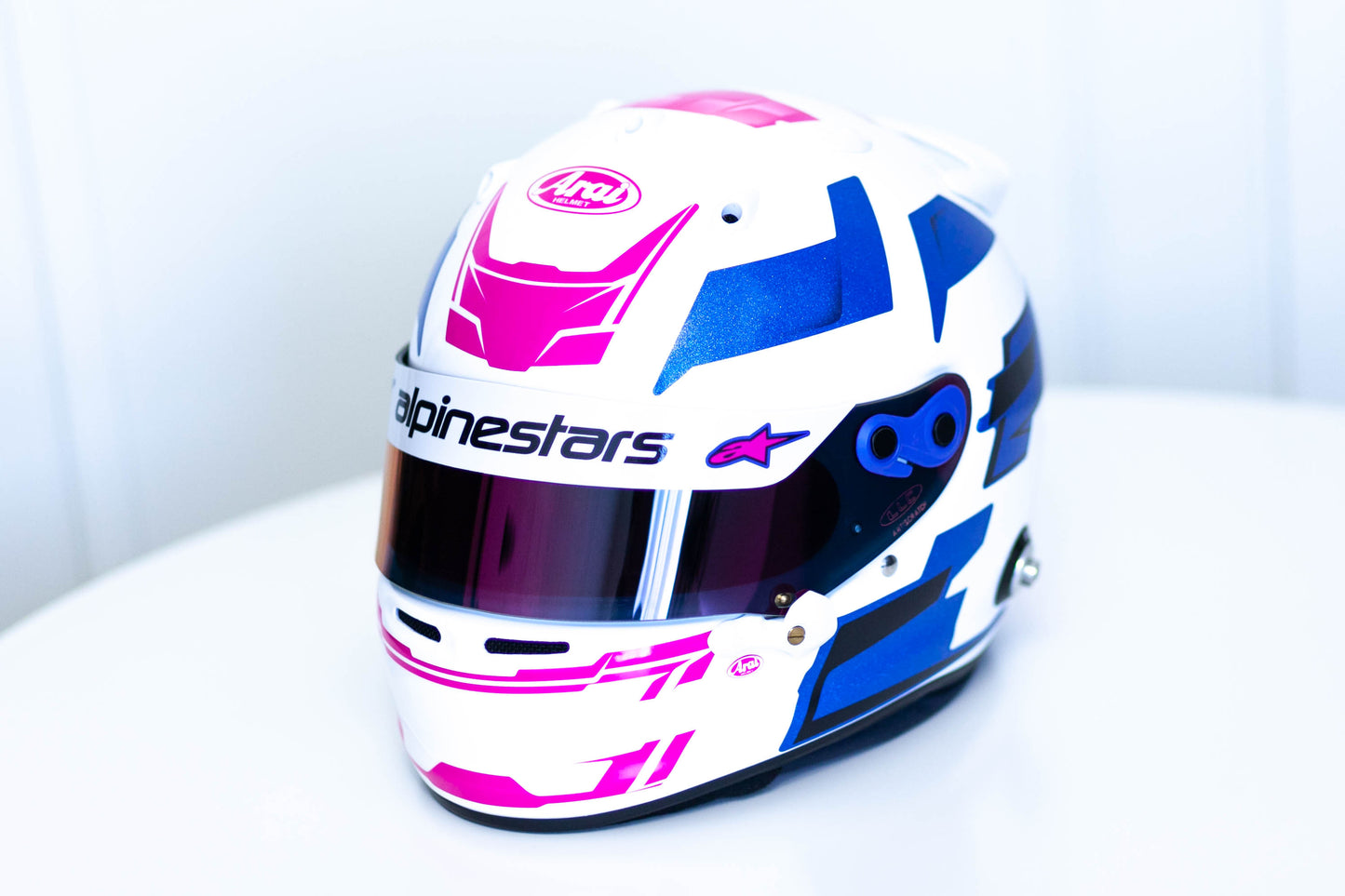 MISANO Sticker Kit for helmet Color Scheme #5 BLUE METALLIC (design pack) (Karting, Motorsport, Moto)