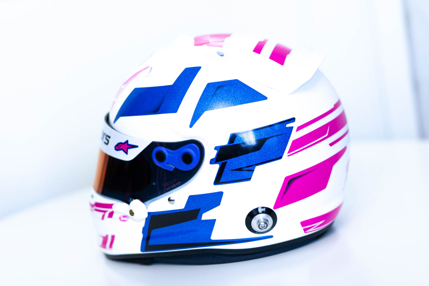 MISANO Sticker Kit for helmet Color Scheme #5 BLUE METALLIC (design pack) (Karting, Motorsport, Moto)
