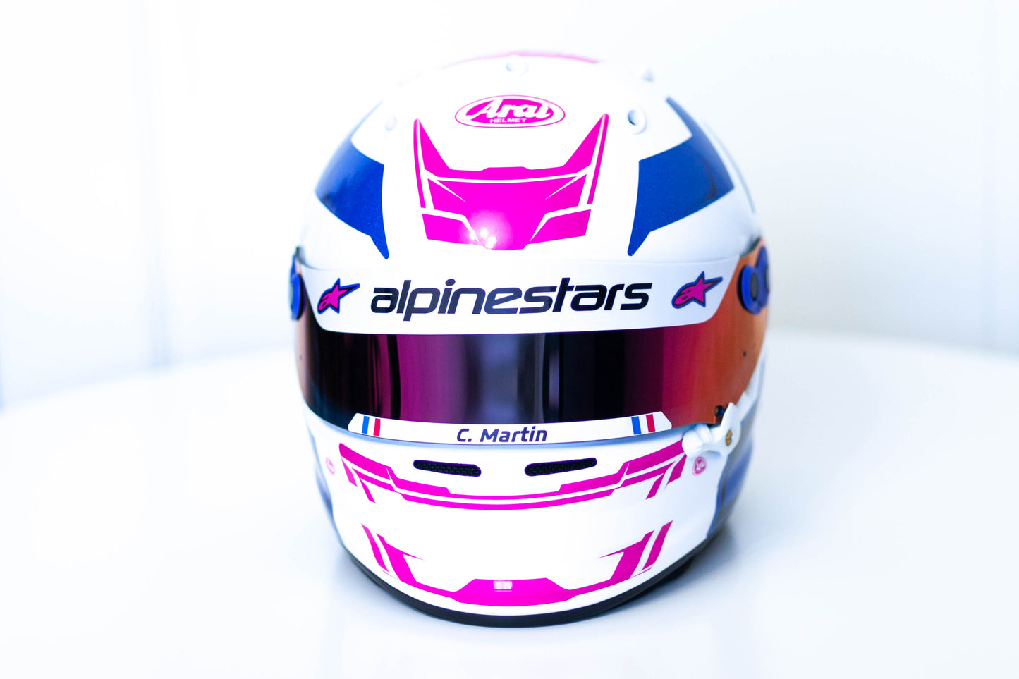 MISANO Sticker Kit for helmet Color Scheme #5 BLUE METALLIC (design pack) (Karting, Motorsport, Moto)