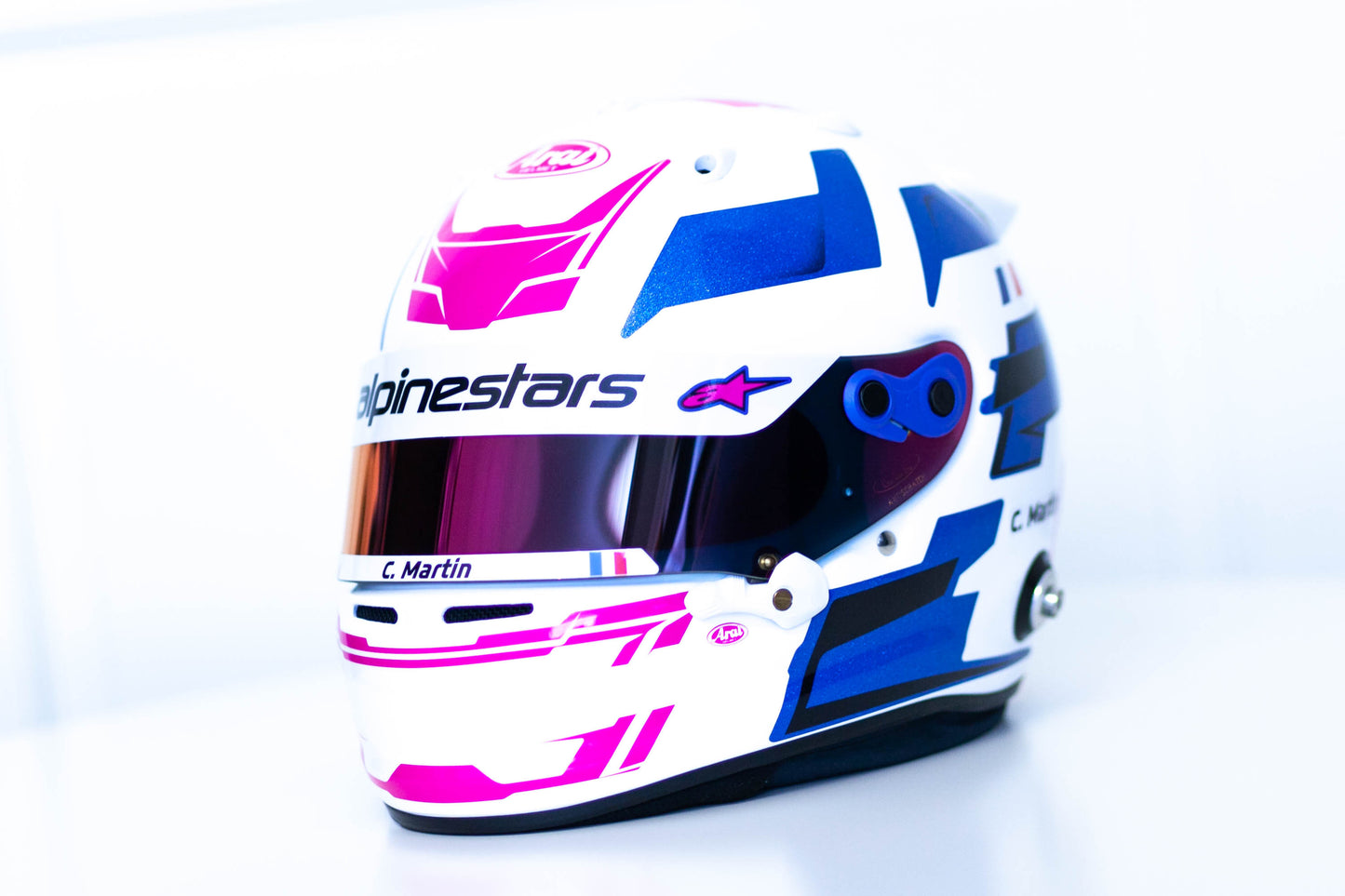 MISANO Sticker Kit for helmet Color Scheme #5 BLUE METALLIC (design pack) (Karting, Motorsport, Moto)