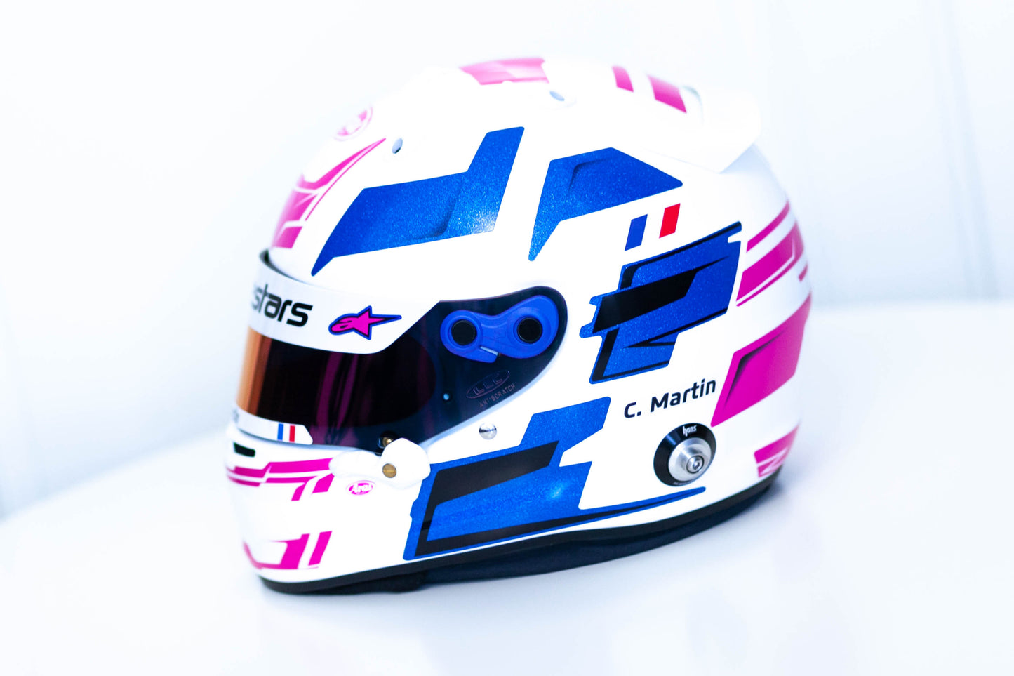 MISANO Sticker Kit for helmet Color Scheme #5 BLUE METALLIC (design pack) (Karting, Motorsport, Moto)