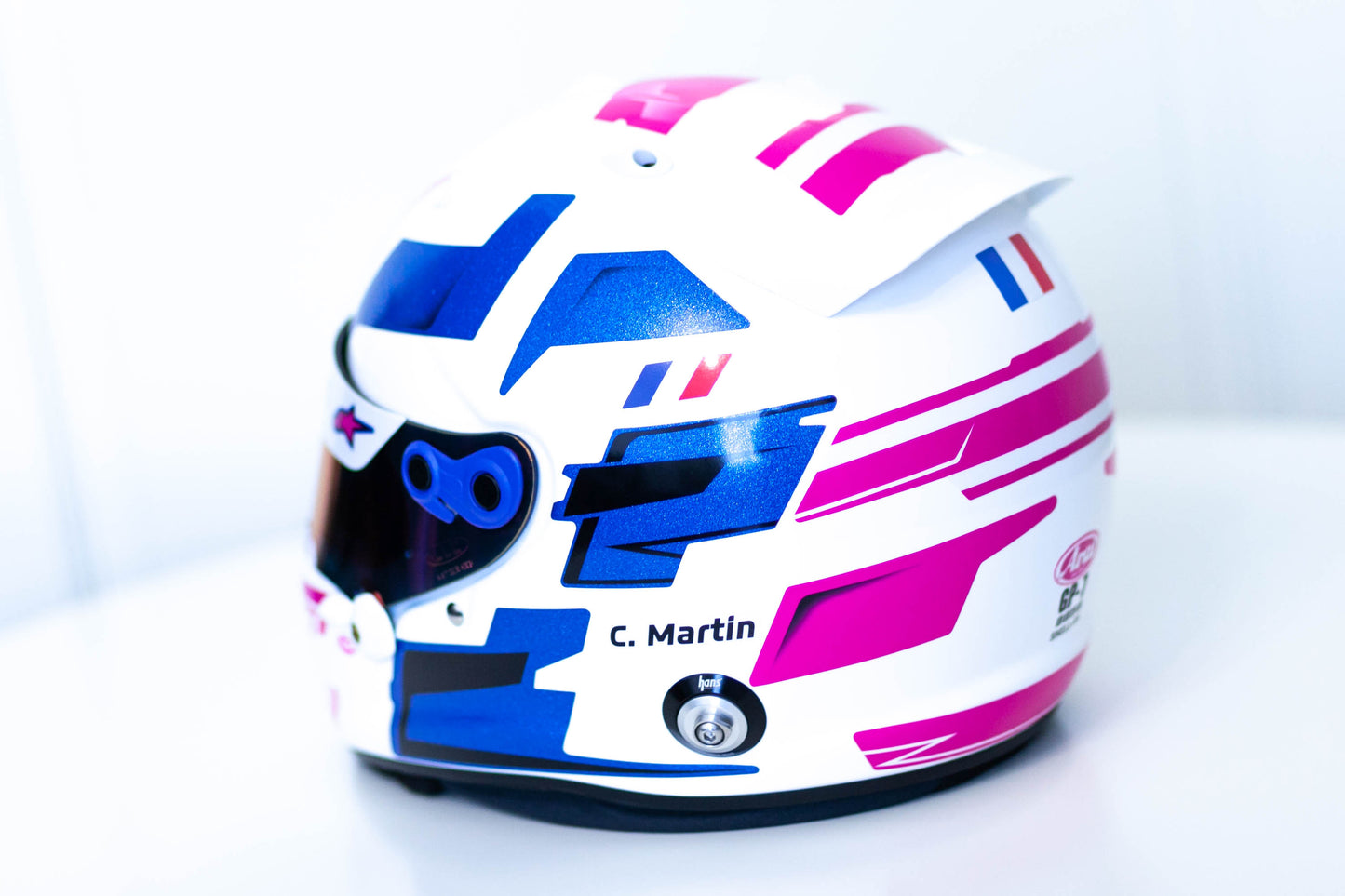 MISANO Sticker Kit for helmet Color Scheme #5 BLUE METALLIC (design pack) (Karting, Motorsport, Moto)