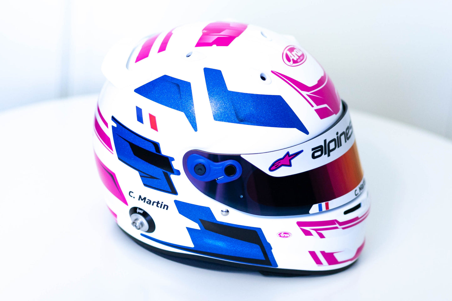 MISANO Sticker Kit for helmet Color Scheme #5 BLUE METALLIC (design pack) (Karting, Motorsport, Moto)