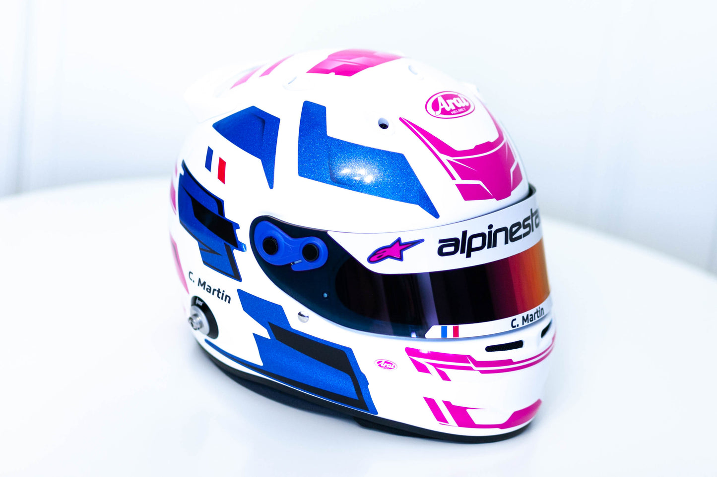 MISANO Sticker Kit for helmet Color Scheme #5 BLUE METALLIC (design pack) (Karting, Motorsport, Moto)