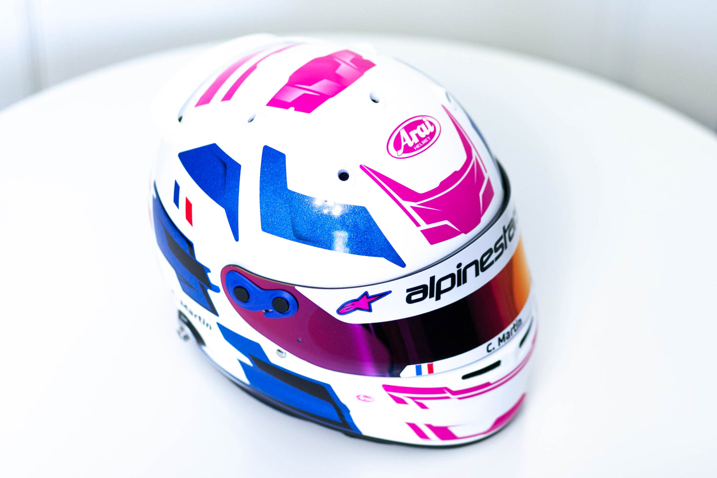 MISANO Sticker Kit for helmet Color Scheme #5 BLUE METALLIC (design pack) (Karting, Motorsport, Moto)