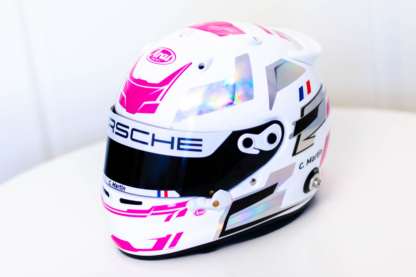 MISANO Sticker Kit for helmet Color Scheme #6 CHROME (design pack) (Karting, Motorsport, Moto)