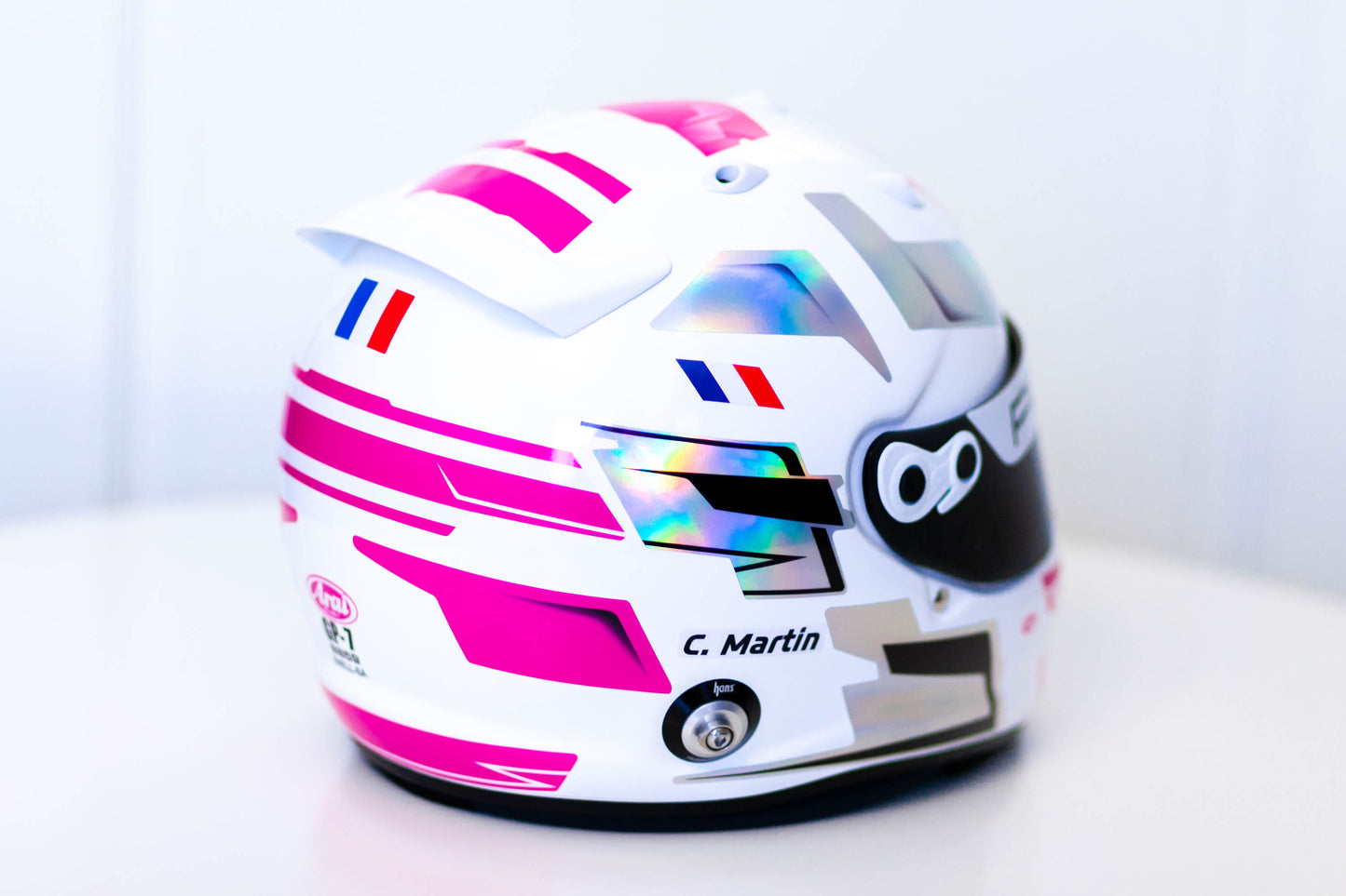 MISANO Sticker Kit for helmet Color Scheme #6 CHROME (design pack) (Karting, Motorsport, Moto)