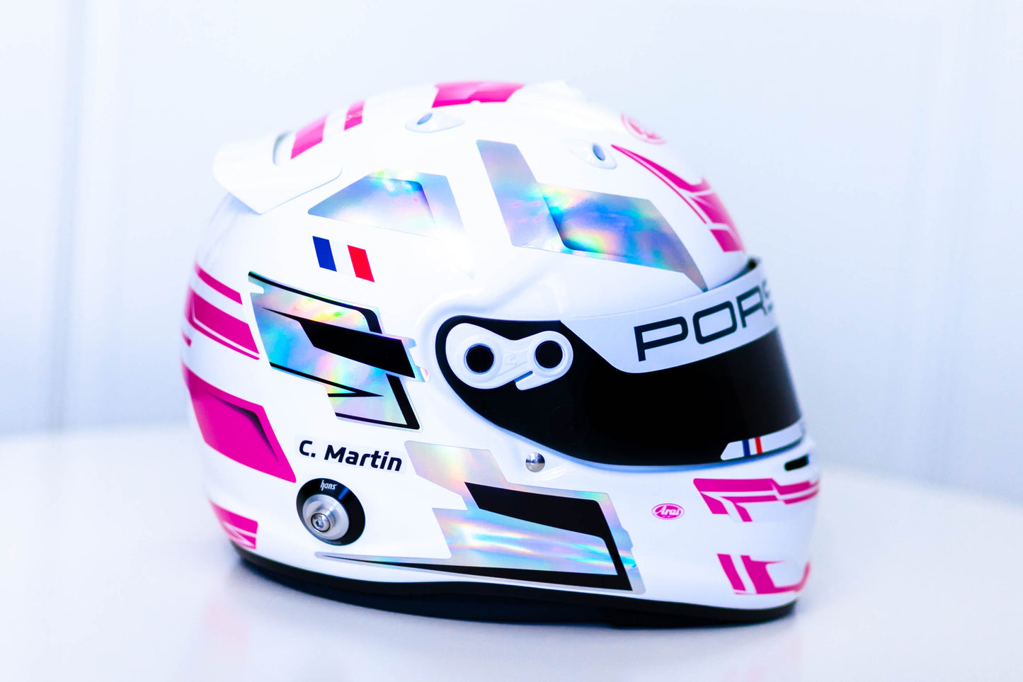 MISANO Sticker Kit for helmet Color Scheme #6 CHROME (design pack) (Karting, Motorsport, Moto)