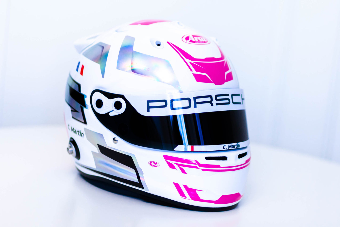 MISANO Sticker Kit for helmet Color Scheme #6 CHROME (design pack) (Karting, Motorsport, Moto)